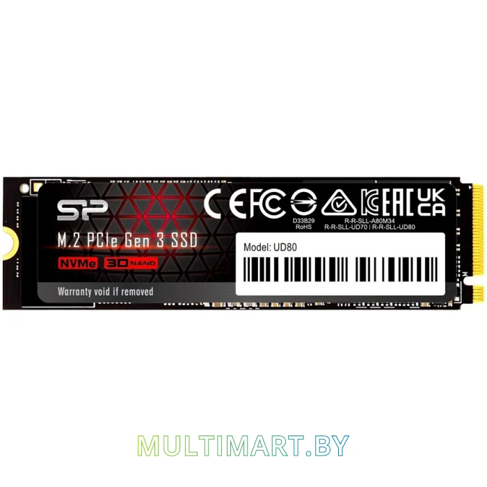 SSD диск Silicon-Power UD80 250GB (SP250GBP34UD8005)